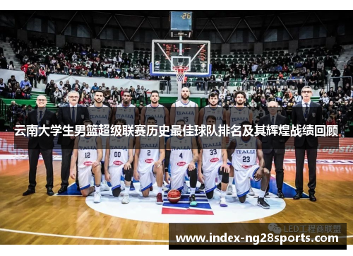 云南大学生男篮超级联赛历史最佳球队排名及其辉煌战绩回顾