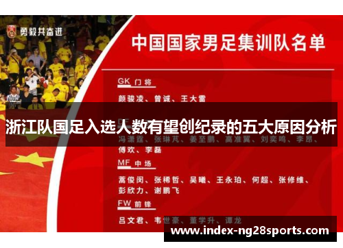 浙江队国足入选人数有望创纪录的五大原因分析